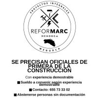 PRECISAMOS OFICIALES DE PRIMERA DE LA CONSTRUCCIÓN
