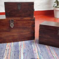 JUEGO DE TRES BAULES 