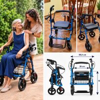 ANDADOR PARA ANCIANOS PLEGABLE 