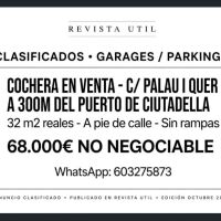 COCHERA EN CIUTADELLA