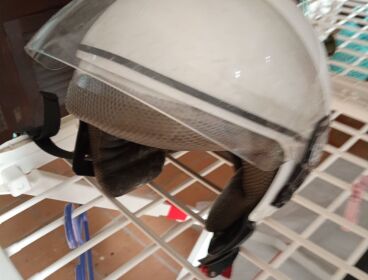 CASCO DE MOTO CON VISERA XL