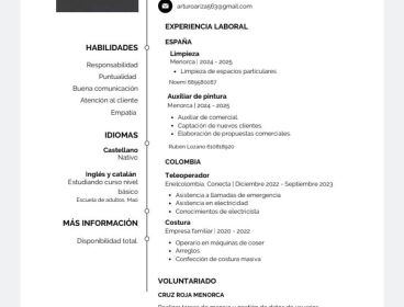 DISPONIBILIDAD COMPLETA