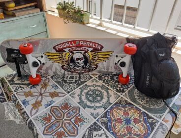 TABLA DE SKATE CON PROTECCIONES 