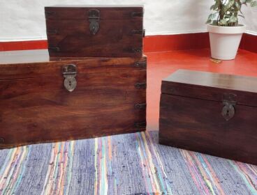 JUEGO DE TRES BAULES