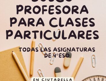 PROFESORA DE REPASO PARTICULAR
