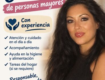 CUIDADORA DE PERSONAS MAYORES